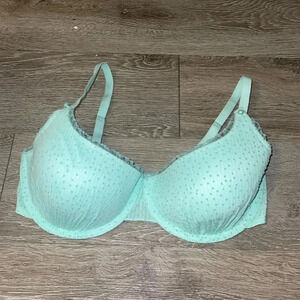 Savage X Fenty Back to the Boudoir Balconette Bra, light green mint 36DDD